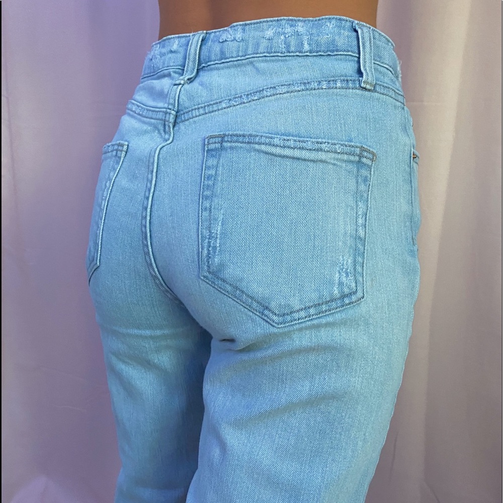 Light wash jeans